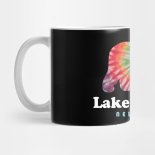 Lake George NY Bear Tie Dye New York Vacation Mug